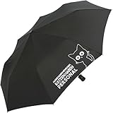 Ein guter, robuster, kleiner Automatikschirm, geeignet für Erwachsene, Jugendliche und Kinder (ab 10 Jahre) und natürlich alle Katzenliebhaber.