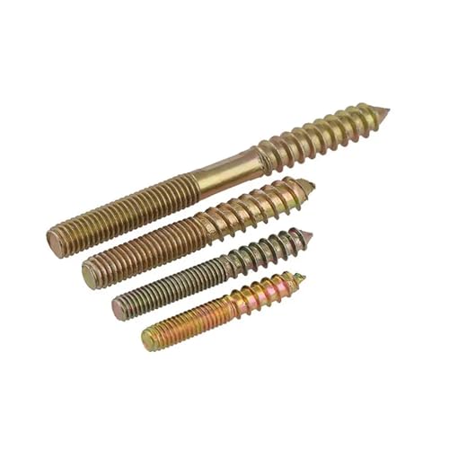 Vis à double extrémité M8x55mm zinguée pour canapé et meubles en lot de 30 pièces