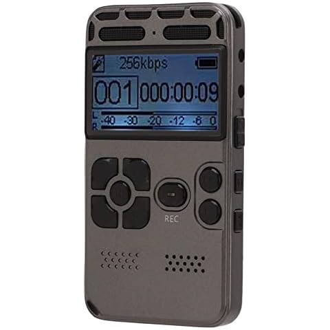 GOWENIC Portable HD Digital Audio Recorder, Expandable Stored Voice Recording Pen, Recorder Voice Player, Recording Pen Tape, Music Player LCD Display Recorder(VM181) Cover