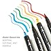 KINGART PRO Dual Twin-Tip Brush Pens, Set of 24 Unique & Vivid Colors, Watercolor Markers with Flexible Nylon Brush Tips, Professional Watercolor Pens for Painting, Drawing