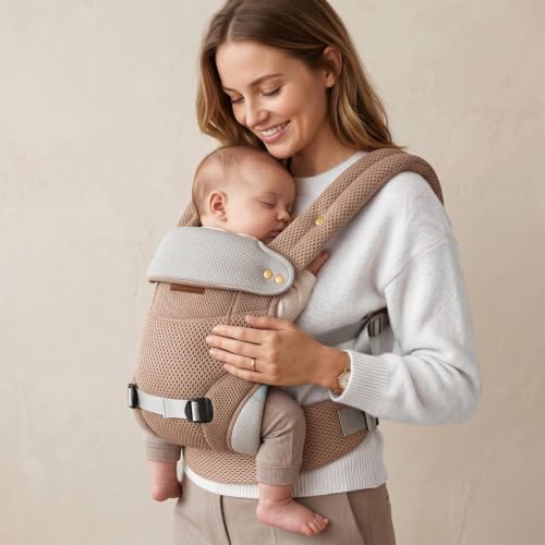 Image of StarAndDaisy Baby Carrier for 0 to 3 Year Baby Carrying Bag /Carrier for new Born with 2 Carry Positions Front & Back Baby Carrying Bag with Breathable Fabric & M Shape Support