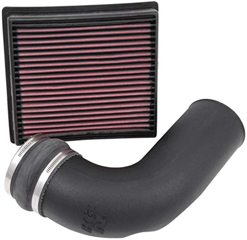 K&N Cold Air Intake Kit: High Performance, Guaranteed to Increase Horsepower: Fits 2013-2018 Dodge Ram (2500, 3500) 6.7L V6 Diesel,63-1568