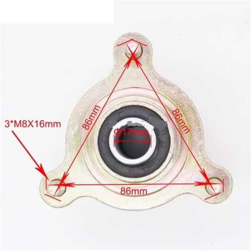 Mangueta de dirección con disco de freno para ATV y buggy eléctrico JLA-07-035 3