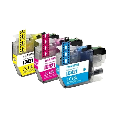 Cartouches LC421 haute capacité couleurs éclatantes pour imprimante Brother MFC-J1010DW