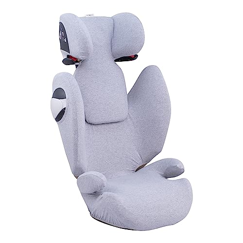 JYOKO KIDS Pokrowiec na fotelik samochodowy kompatybilny z Cybex Solution M i Pallas B - Fix(Grey Stone)