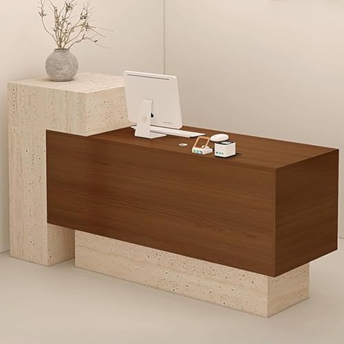 Struttura robusta: questo tavolo da banco è realizzato in MDF di alta qualità, garantendo durata e resistenza alla deformazione. Progettato per una capacità portante ottimale, resiste all'uso quotidiano. Perfetto per gli ambienti retail, combina funzionalità con un aspetto elegante, rendendolo un complemento ideale per qualsiasi Layout negozio.