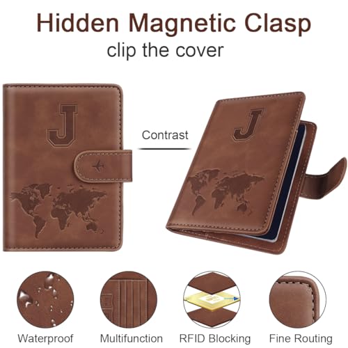 Personalized Letter Passport Holder