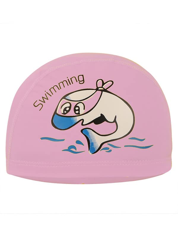 Passion Petals Swimming Cap PU Diving Waterproof Swim Hat Kids Girl Boy Favour Bathing Cap for 3-8 Years (Pink) (B0C2HJNXZT) Amazon Price History, Amazon Price Tracker