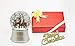 Lightahead Musical Christmas Reindeer Deers Snow Globe Ball with Iron Base and Rotating Playing Tune in Poly Resin