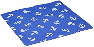 Anniversary House Tiflair Anchor White Lunch Napkins 3 ply