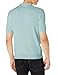 Club Monaco Men's Short Sleeve Cable Polo Sweater, Light Blue, Small