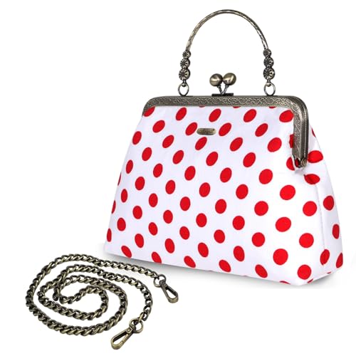 Image of Evening Bag Vintage Purse Kiss Lock Purses and Handbags for Women Formal