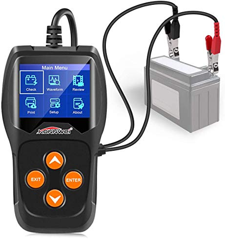 Preisvergleich Produktbild KW600 Autobatterietester 12V Autobatterieladungstester 100-2000CCA Autobatterieladungstester und Generatorentester für Auto, Boot, Motorrad