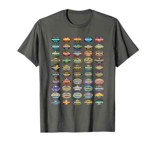 Survivor 50 Seasons of Survivor Officially Licensed T-Shirt