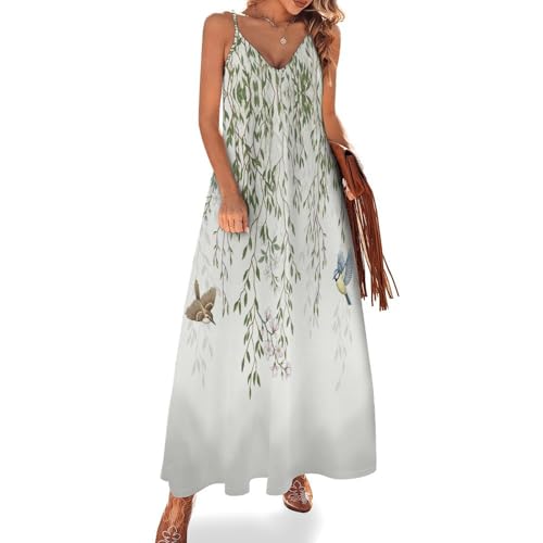 Robe décontractée sans manches grande taille fluide pour silhouette ronde et confort d'été