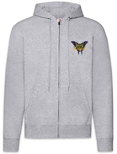 Sweat à capuche pour homme imprimé de papillon sombre style gothique