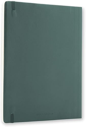 Vista 236 de Moleskine - Cuaderno clásico, tapa blanda, tamaño XL (7.5 x 9.5 pulgadas), a rayas/rayado, azul zafiro, 192 páginas Negro