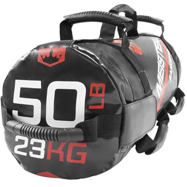 Meister 50lb Elite Fitness Sandbag Package w/ 3 Removable Kettlebells