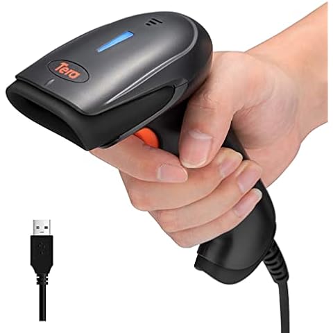Tera USB Wired Barcode Scanner Long Range High Speed 3106-BK Cover