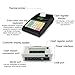 Commercial Small Electronic Cash Register, Electronic Cash Register, Cash Register Till for Small Business, for Restaurant Supermarket Retail, English System