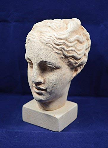 Hygieia Health Busto Escultura Cabeza Antigua Diosa Griega de la Salud Asclepio Hija