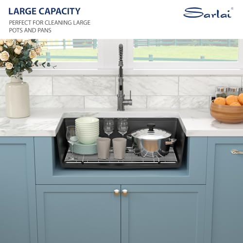 Sarlai 33 Black Kitchen Sink Granite Composite thumb #6