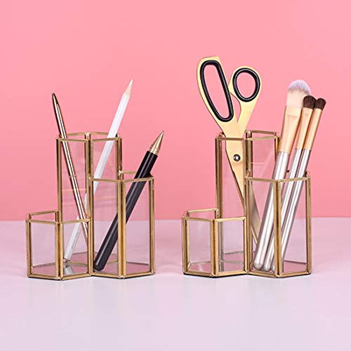 Verve Jelly Glass Makeup Brush Holder Organizer - Image 2