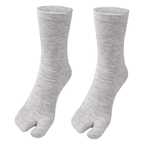 Photo de JINGLING Chaussettes à Bout divisé - Chaussettes fractionnées Respirantes pour l'été | Chaussettes d'sandales Style Japonais avec Orteils séparés pour Femmes et Filles Pendant la Course