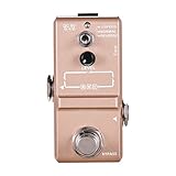 summina Pedal Looper, Guitarra Looper Effect Pedal 10 minutos de tiempo de grabación 3 modos de trabajo True Bypass Full Metal Shell con tarjeta de memoria de 1GB