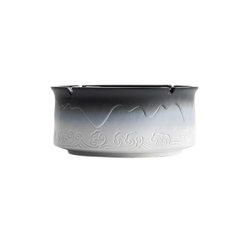 Indoor Decorative Gradient Color Ashtray Ceramic Tabletop for Home Garden Decorations for Desktop