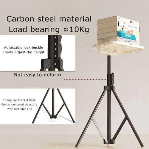 Treppiede regolabile da terra per lettura, capacità di carico 10 kg, altezza 68-158 cm, per foto, ricette e spartiti