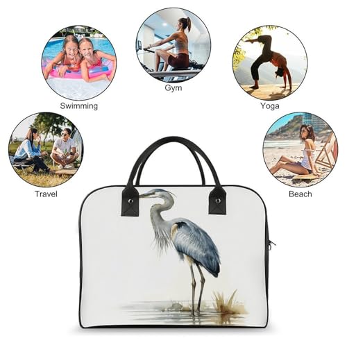 Bolso para portátil con asa y correa ajustable, gran capacidad miniatura 4