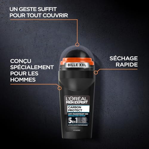 Déodorant Bille Homme Anti transpirant Protect 5en1 Men Expert Le Roll on - vue 8