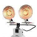 AgiiMan Propane Heater - 30000 BTU Portable Tent Heater, Camping Gas Heater and Stove, Patio Heaters with Shut-off Valve and Tip-over Switch for Outdoor/Indoor Ice Fishing Hiking (Tanks Not Included)
