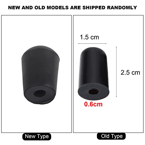 4Pcs Rubber Tip For Cello Endpin, Anti-Slip End Pin Cover Protector Portable Cello Rubber Endpin Tip Protector Violin Accessories Black #TOP5