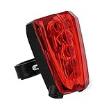 Luz roja trasera 3 modos de señalización: 1 fijo y 2 intermitentes.