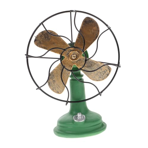 Amosfun Ventilador De Pie No Funcional Diseño Antiguo Decoración De Resina Para Hogar