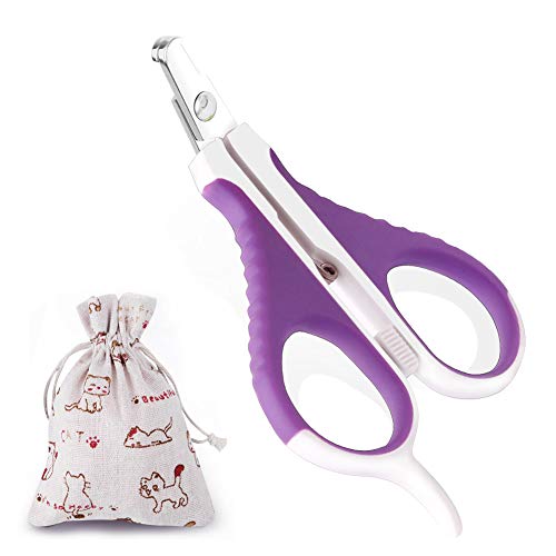 Cat Nail Clippers Easy to Use, Pet Nail Trimmers for Small Animals, Cat Claw Cutters Scissors for Guinea Pigs, Birds, Puppies, Kittens, Gerbils, Ferrets, Hamsters and Rabbits