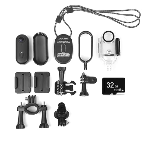 Caméra d'action WiFi pour plongée, surf et ski avec boîtier étanche noir