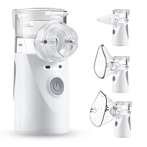 Portable Nebulizer - Handheld Mesh Atomizer Machine for Home Daily Use, Ultrasonic Nebulizer Personal Inhalers for Breathing Problems