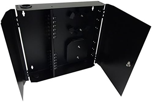 Wall Mount Fiber Patch Panel, 24 Port, Multimode ST Simplex