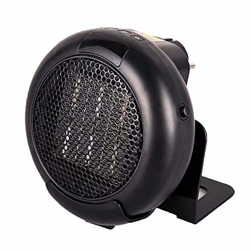 Chauffage Enfichable/Bureau 800 W,Mini Radiateur Soufflant Électrique Portable, Chauffage portable avec affichage numérique LED intelligent Cover