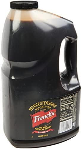 French's Worcestershire Sauce, 1 gal - One Gallon Container of Gluten-Free Worcestershire Sauce, Perfect as Meat Tenderizer, Marinades, Sauces and More