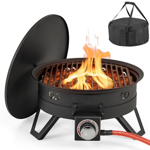 COSTWAY Portable Propane Fire Pit 58,000 BTU