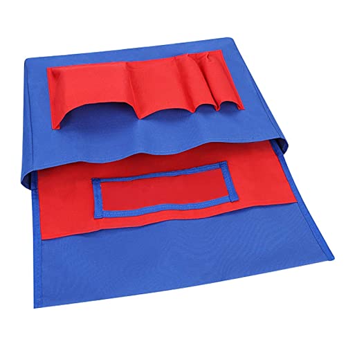 6 Stück Stuhltaschen Für Klassenzimmer - 6 Farben Mit Namenskarten & 3 Fächern