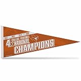 Rico Industries NCAA Texas Longhorns Multi Champ 12" x 30" Felt Wall Décor Pennant - Great for Home/Bed Room/Man Cave Décor