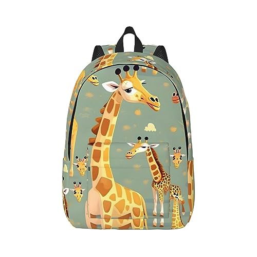 Mochila para enfermera con jirafas ideal para guardias hospitalarias y viajes