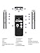 Fikyra Digitales Diktiergerät, 32GB, Mini-Aufnahmegerät, unterstützt 30 Stunden kontinuierliche Aufnahme, wiederaufladbarer USB, multifunktionaler digitaler Audio- und MP3-Player
