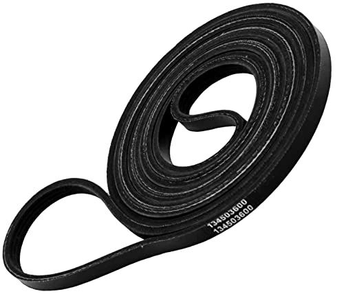 134503600 Dryer Drum Belt for Frigidaire Electrolux Dryers - Replaces AP3865318, 1156784, 134163400, 148270, 148270-000, 5303283471, AH1148434, EA1148434, PS1148434