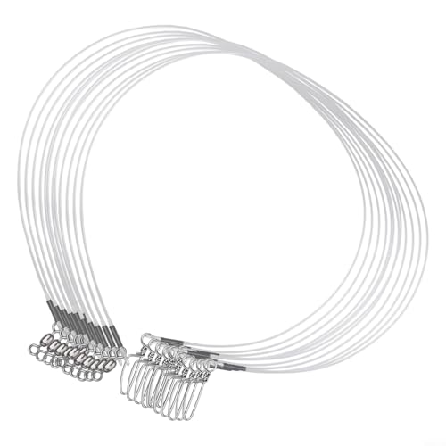 Kit de Líder Fluorocarbono Invisible 12 piezas 20-80LB miniatura 1